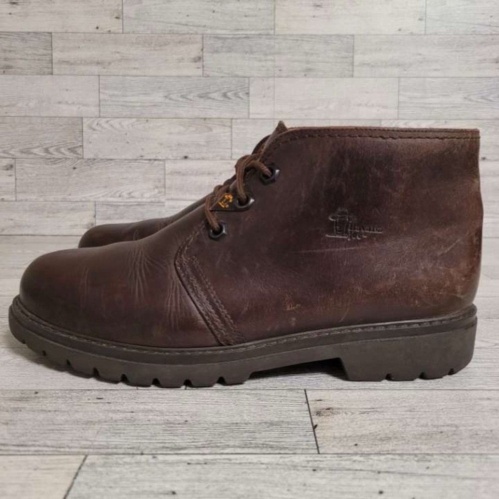 Men's Havana Joe Western Brown Leather Lace Up Chukka Boots Size 41 / 8